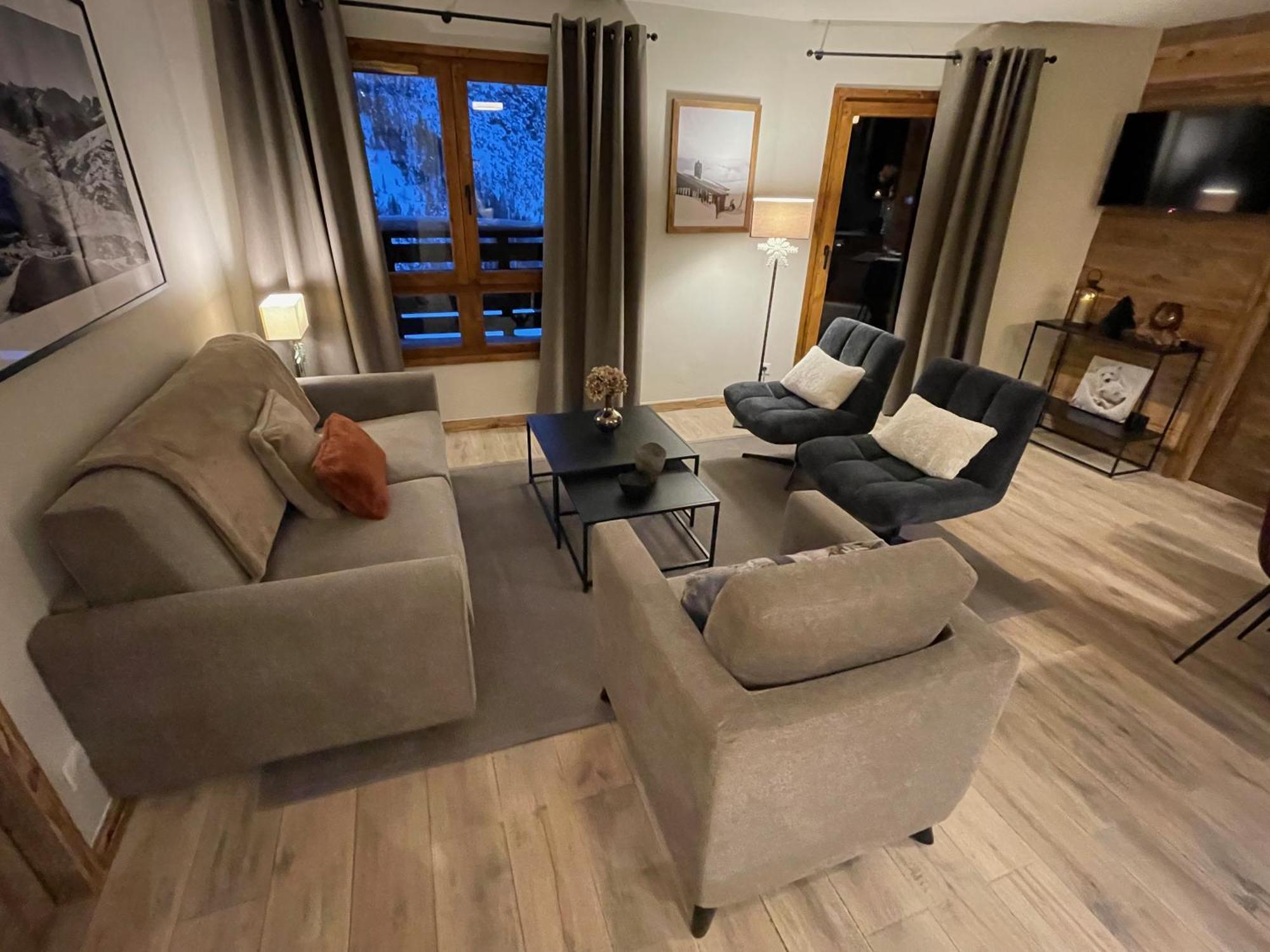 Spacious Ski-In Ski-Out Apartment 4-6 Pax, 161 Sources De Marie Arc 1950 Les Arcs  Eksteriør billede