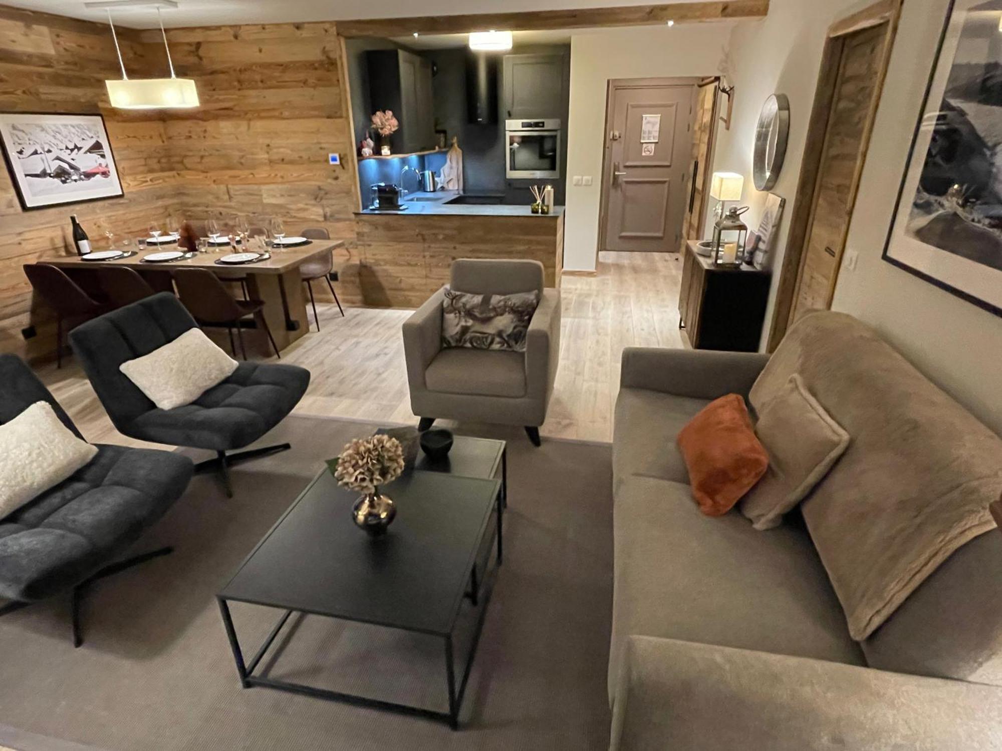 Spacious Ski-In Ski-Out Apartment 4-6 Pax, 161 Sources De Marie Arc 1950 Les Arcs  Eksteriør billede